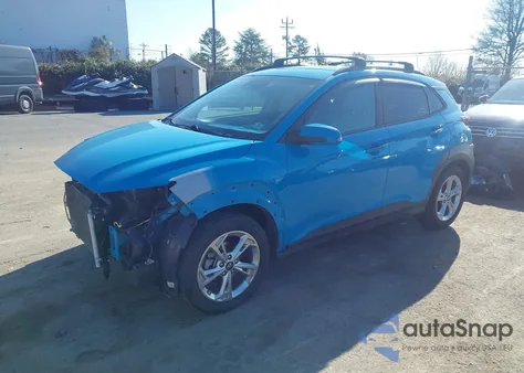 2022 Hyundai Kona Sel z USA, uszkodzony, nr VIN KM8K62ABXNU754537